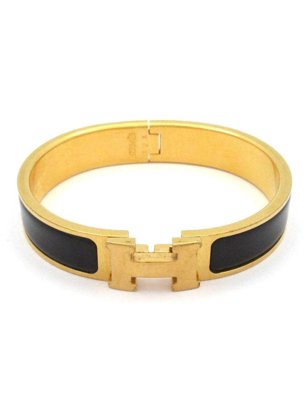 Hermes Clic H Gold Black Hardware #349966H72B